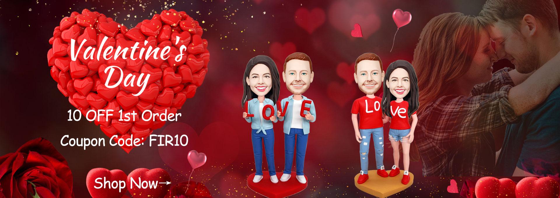 Why Not Custom Couple Bobbleheads As 2023 Valentine's Day Gifts?