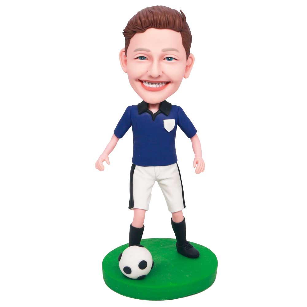 Custom Boy Soccer Player Bobbleheads