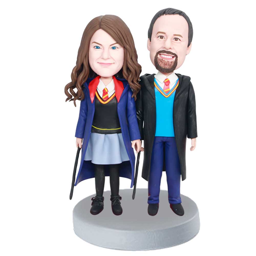 Custom Couple Harry Potter Bobbleheads