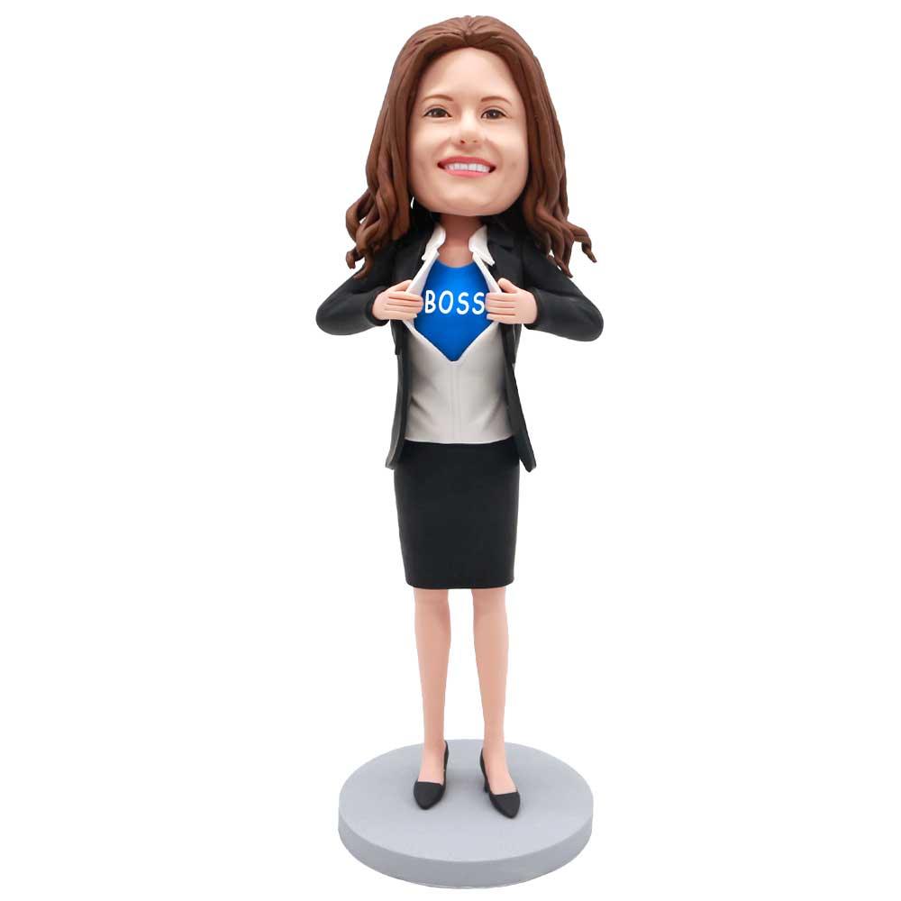 Custom Female Boss Business Bobbleheads