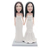 Custom Female Same-gender Couple Wedding Bobbleheads