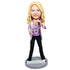 Custom Female Singer Bobbleheads In Fashionable Clothes