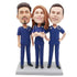Custom Handsome Doctors Bobbleheads With Stethoscopes