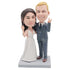 Custom Happy Wedding Bobbleheads Making The Love Gesture