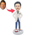 Custom Male Dentist Bobbleheads And Hands in Pockets