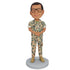 Custom Male Soldier Bobbleheads In Camouflage