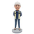 Custom Professional Male Engineer Architect Bobbleheads