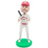 Custom St. Louis Cardinals Baseball Player Bobbleheads In White Team Uniform