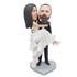 Custom Wedding Bobbleheads Carry Bride In Your Arms